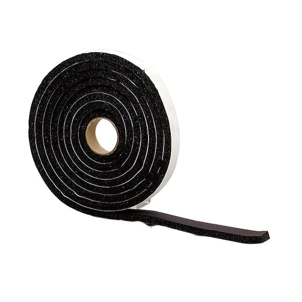 M-D Building Products M-D Building Products Black Sponge Rubber Weather Stripping Tape For Doors and Windows 120 in. L X 0 06635 - main